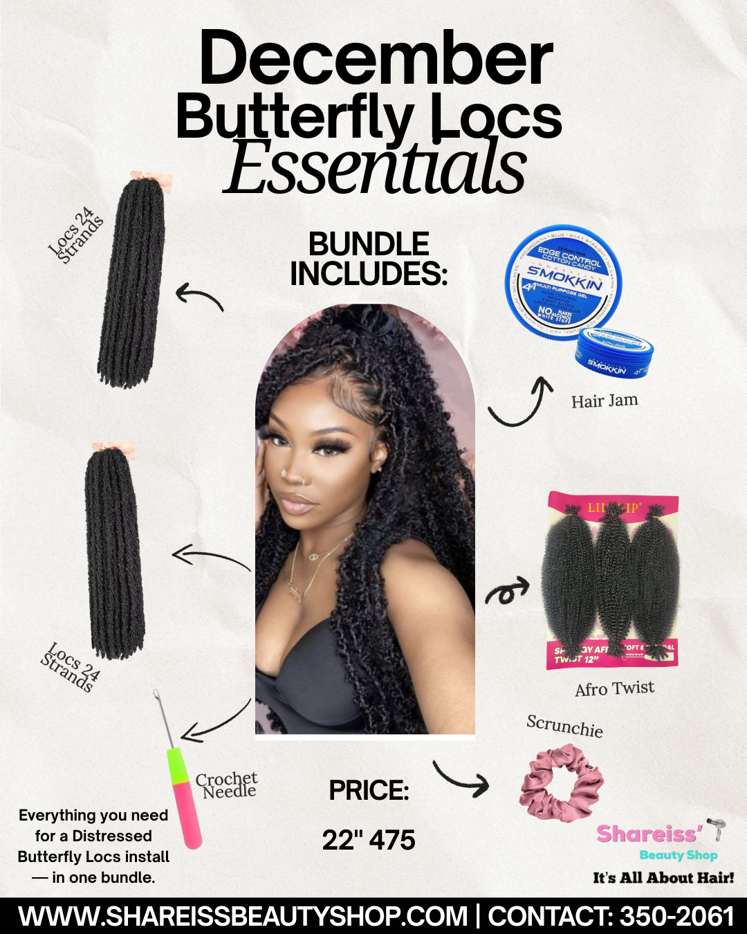 Dec Butterfly Locs Essentials