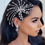 Thumbnail: Elegant Hair Comb With Rhinestone Side Comb
