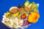 Salade du jardin au poulet / Garden salad with chicken