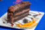Gâteau double chocolat à trois étages / Three-layer double-chocolate cake