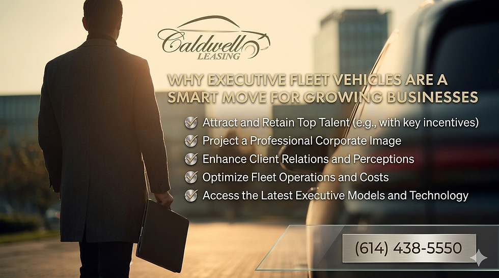Why Executive Fleet Vehicles Are A Smart Move for Growing Businesses