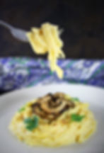 | Swede Carbonara with Shiitake mushroom bacon | Vegan carbonara | Vegan and gluten free recipe | The Dopey Vegan
