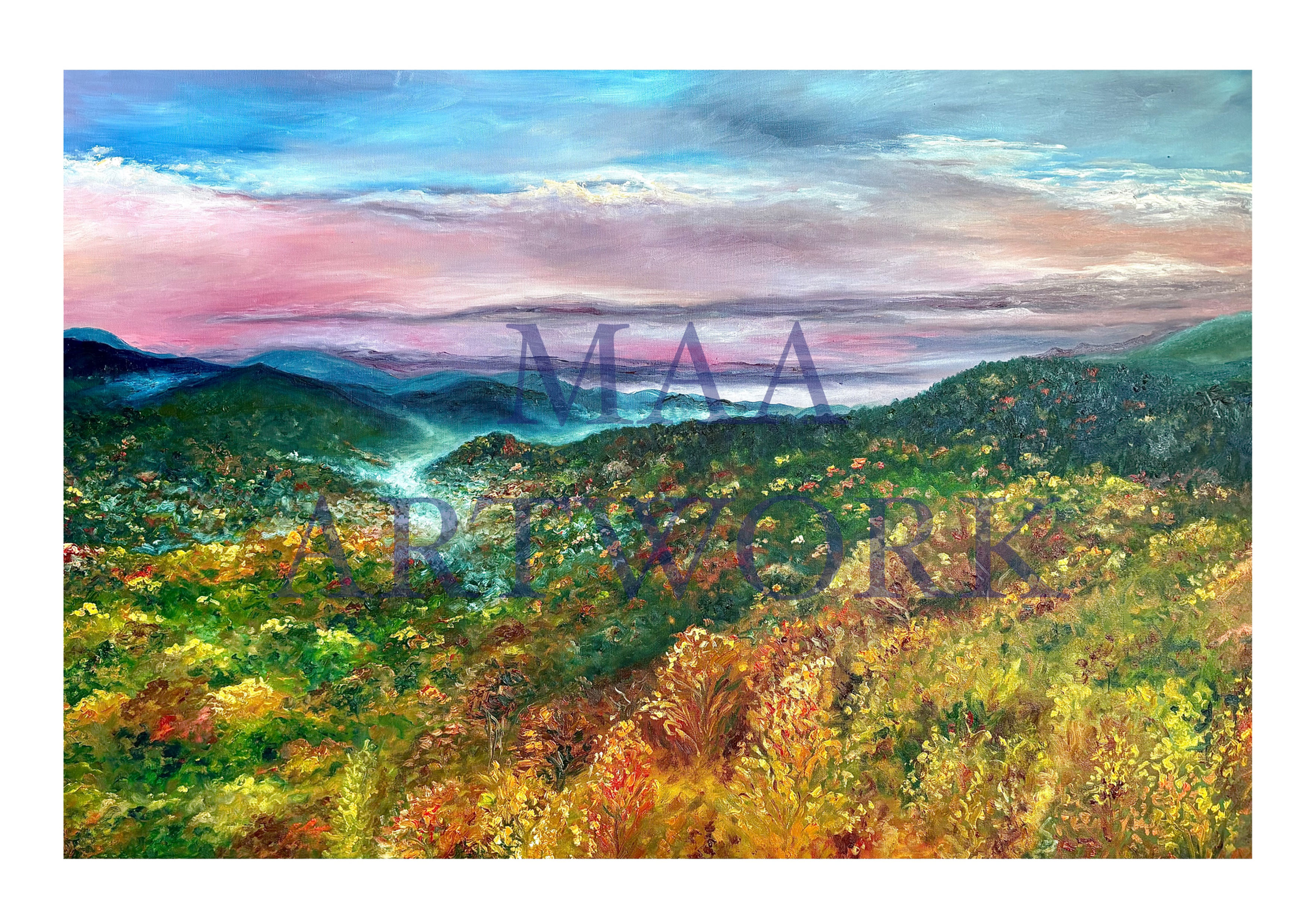 'Smoky Mountains' Print