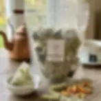 butterfly tea bags orange floral