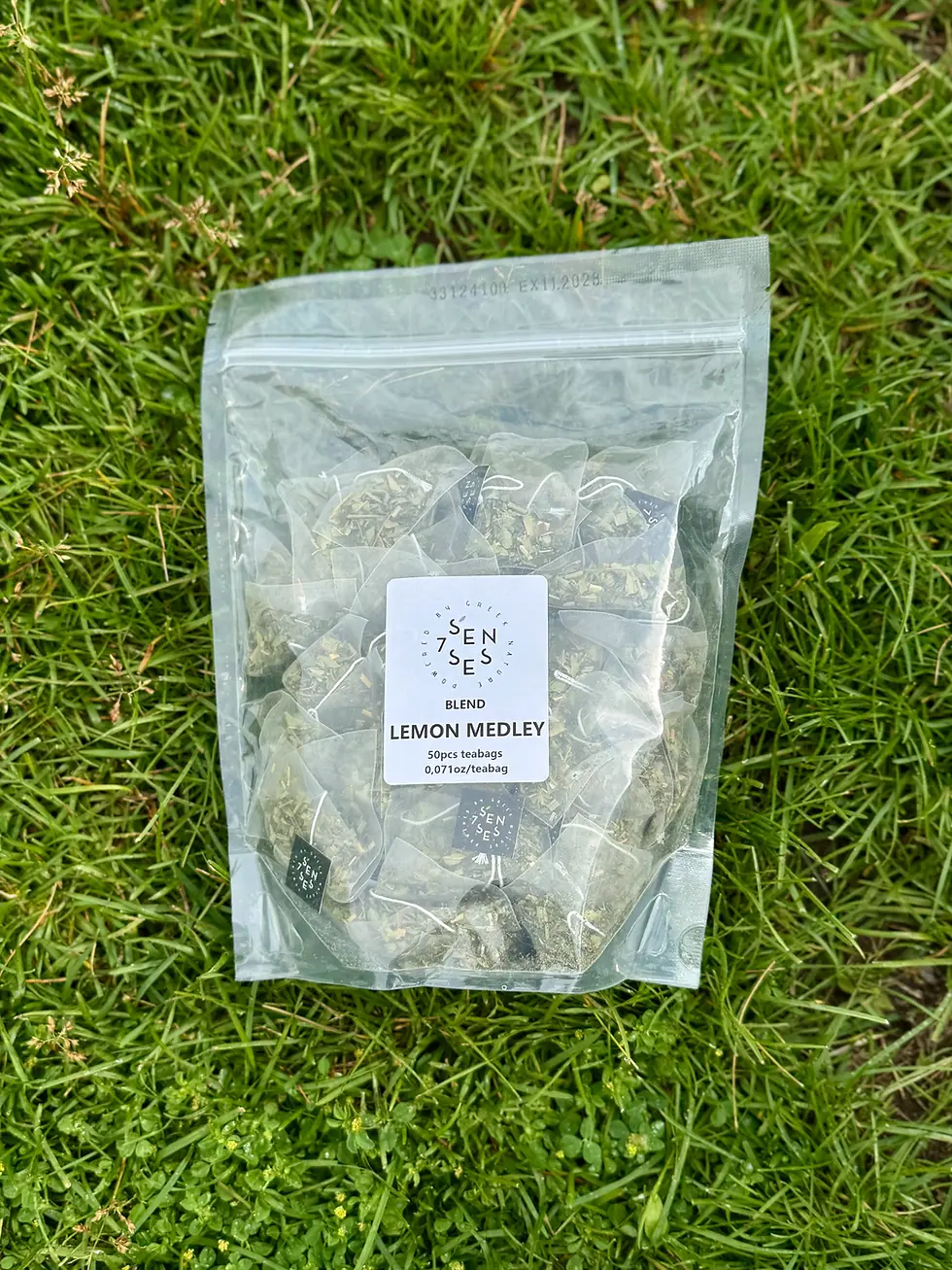 Thumbnail: Organic Greek Premium Lemon Medley tea blend bag