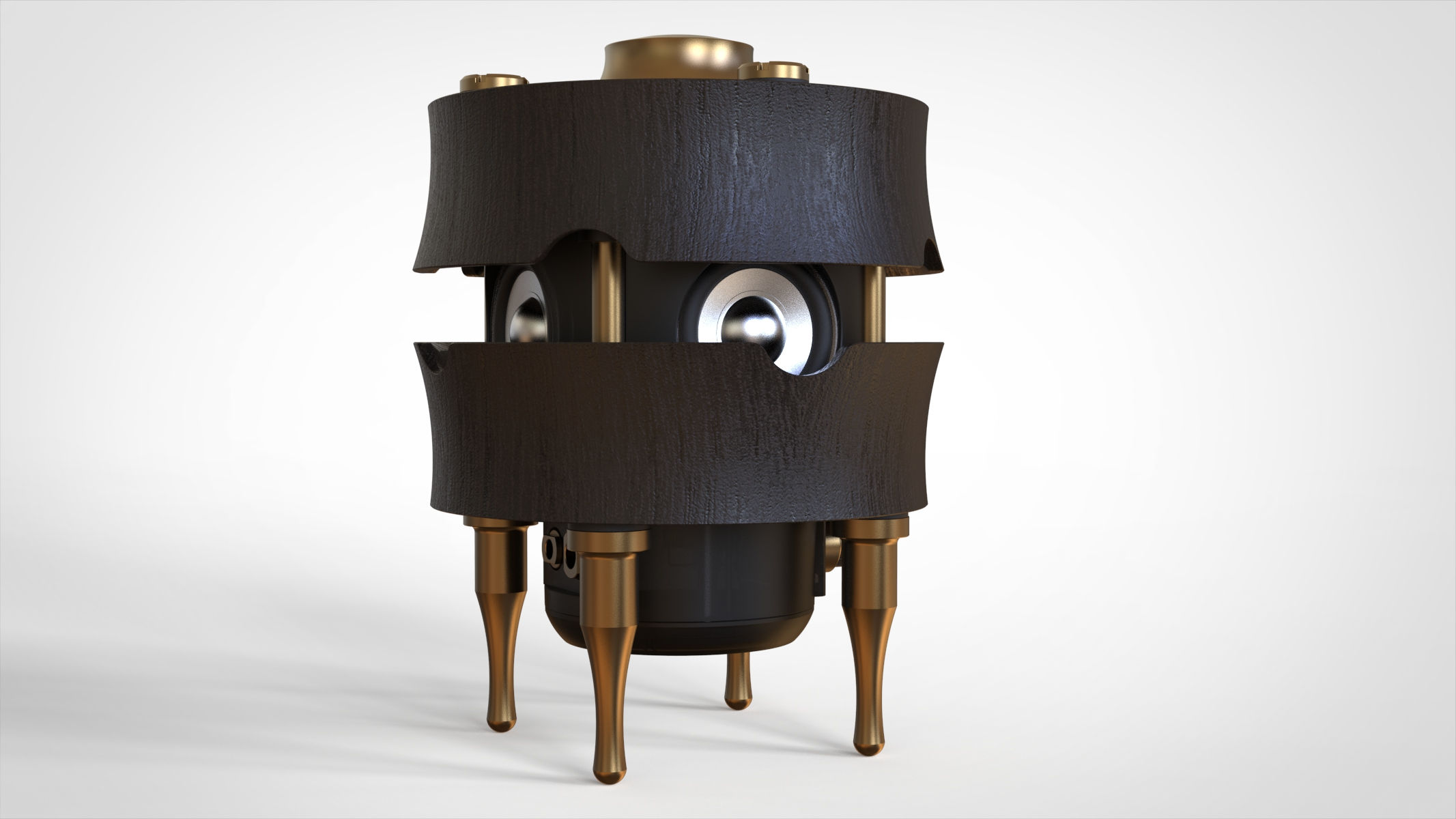 Incense burner speaker (AROBERO) BLACK