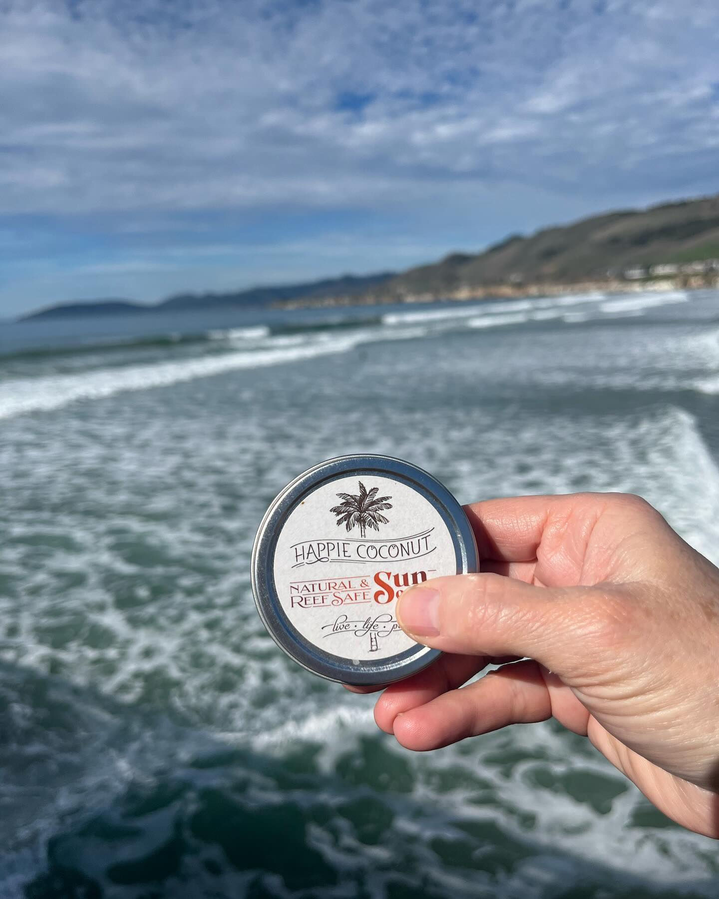 Natural Suncare -Happie Coconut Organic Suncare - Allnatural Suncare - Non-Nano