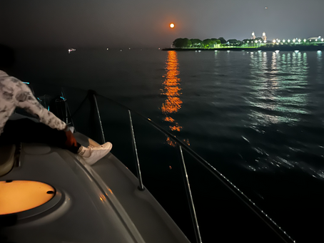 Witness the Magic: Moon Rise Cruises off the Shores of Chicago with Chicago Blue Waters Charter Boat