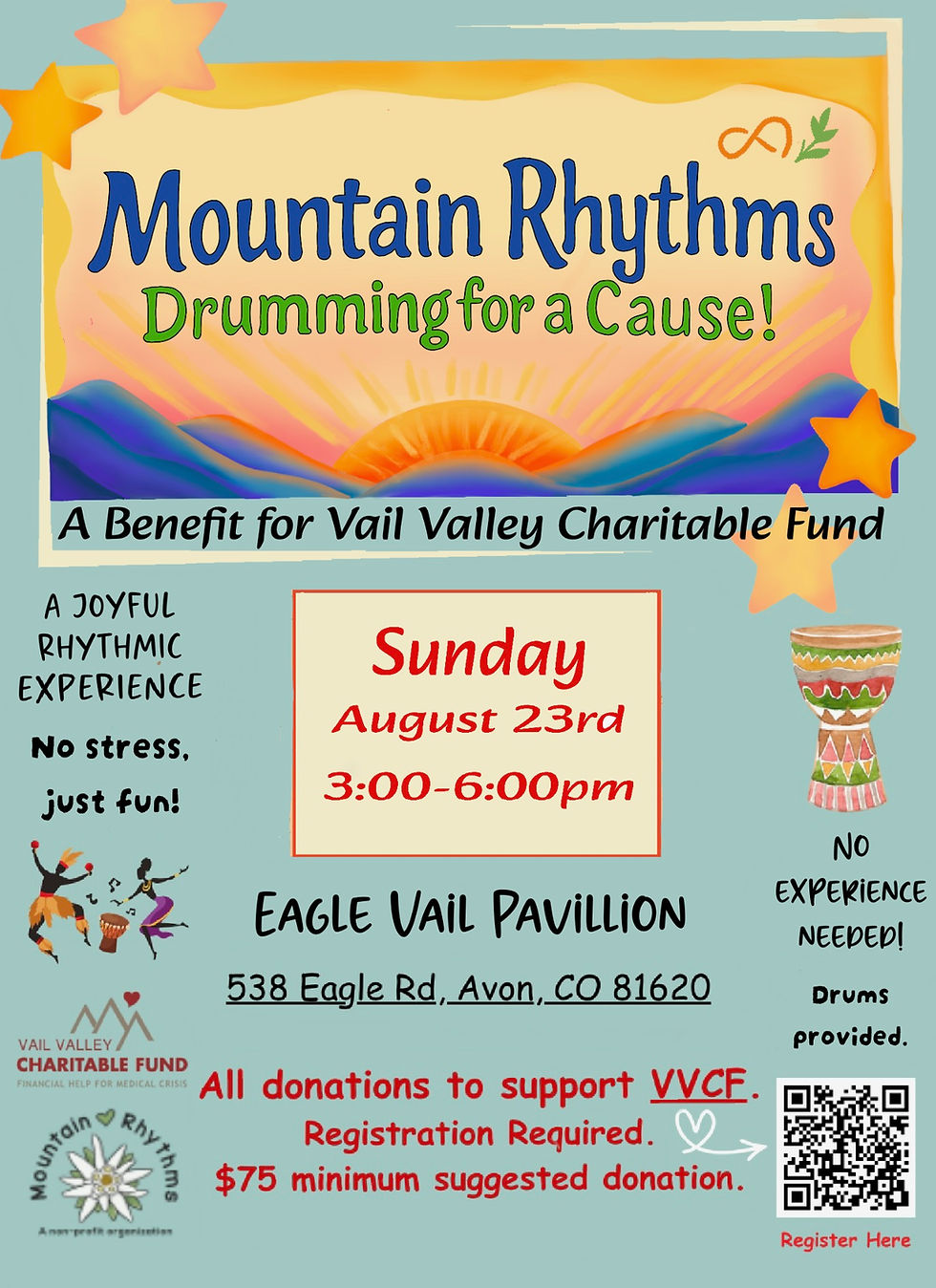 Mountain Rhythms! Drumming for a Cause