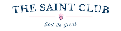 TheSaintClub logo representing a modern Christian brand focused on faith, with a clean and spiritual desi