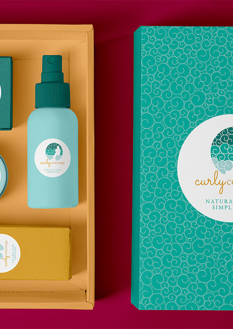 Curly Concierge, Branding & Design