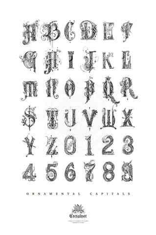Ornamental Capitals by Cretalyst