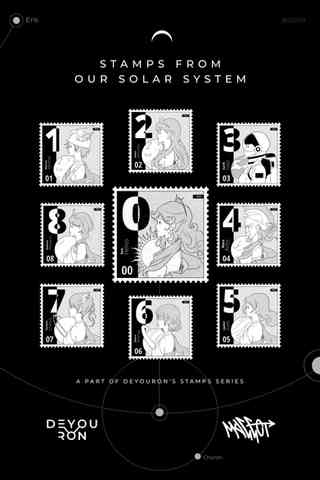 Stamps from the Solar System
