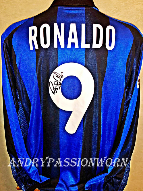 Maglia dell'INTER, Match Worn/Indossata da NAZARIO DA LIMA RONALDO |  solomaglieindossate