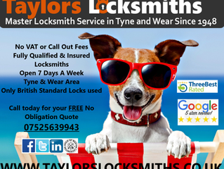 Taylors Locksmiths Gateshead - Your Local & Reliable Locksmith 👍
