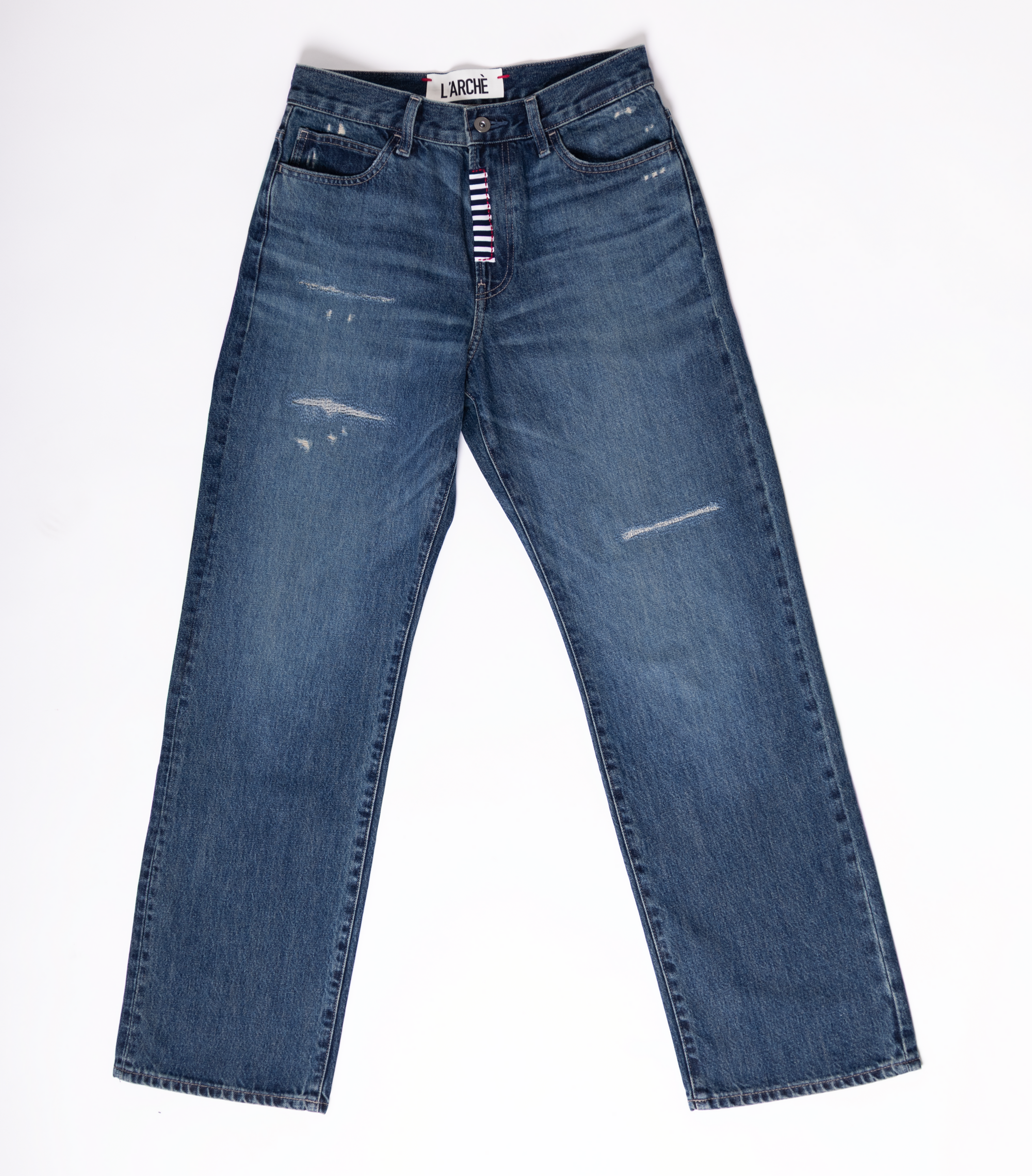Shibuya Straight Distressed Jeans
