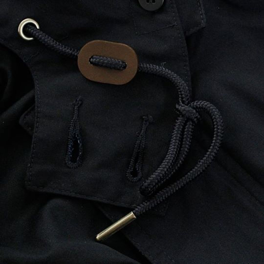 Thumbnail: Fred Perry Fishtail Navy Parka