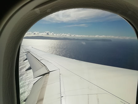 Anflug auf Eastern Island