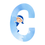 Thumbnail: Blue elf alphabet PNG