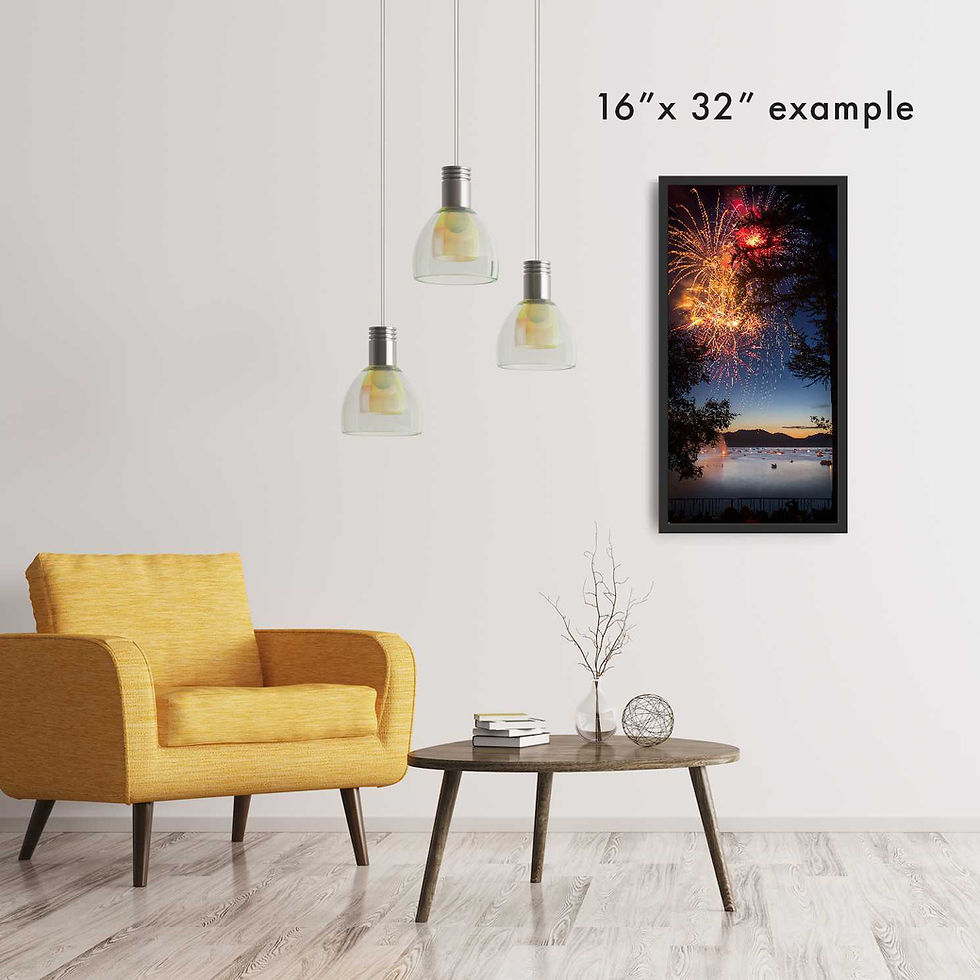 Thumbnail: Sample of the photograph in a room