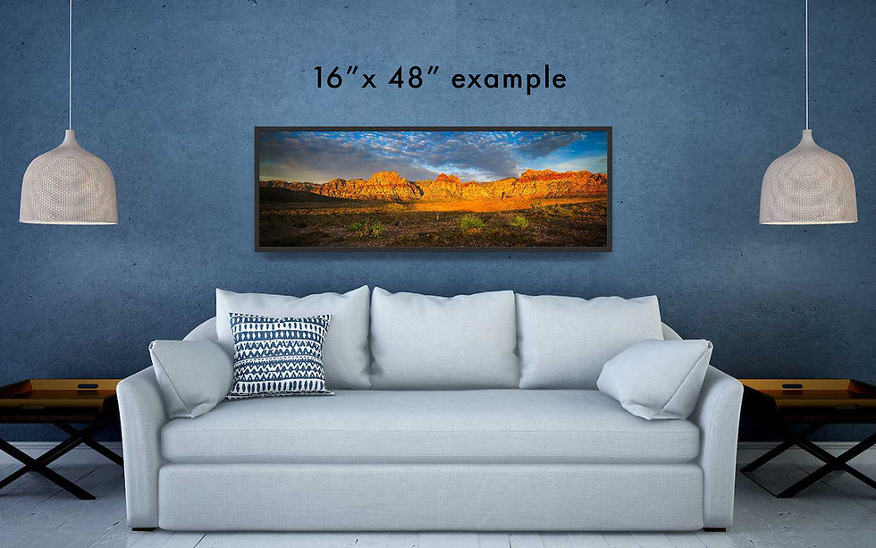 Thumbnail: Sample of the photograph in a room