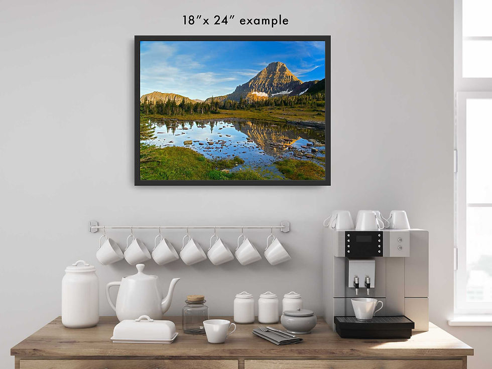 Thumbnail: Sample of the photograph in a room