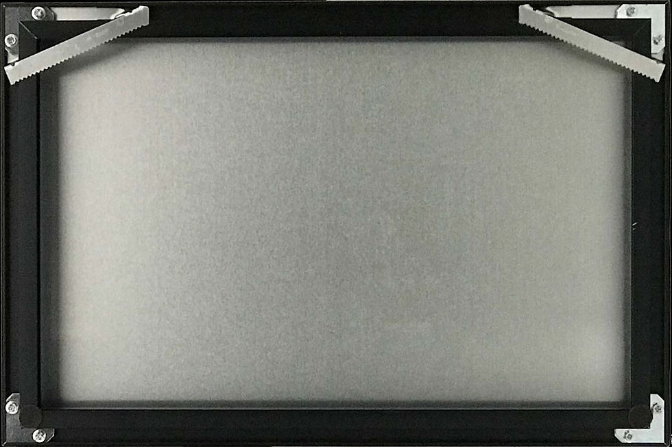 Thumbnail: Flush mount frame back side with wall buddies