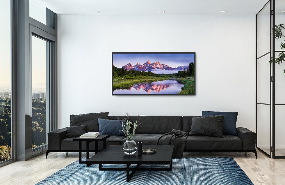 Thumbnail: Sample of the photograph in a room