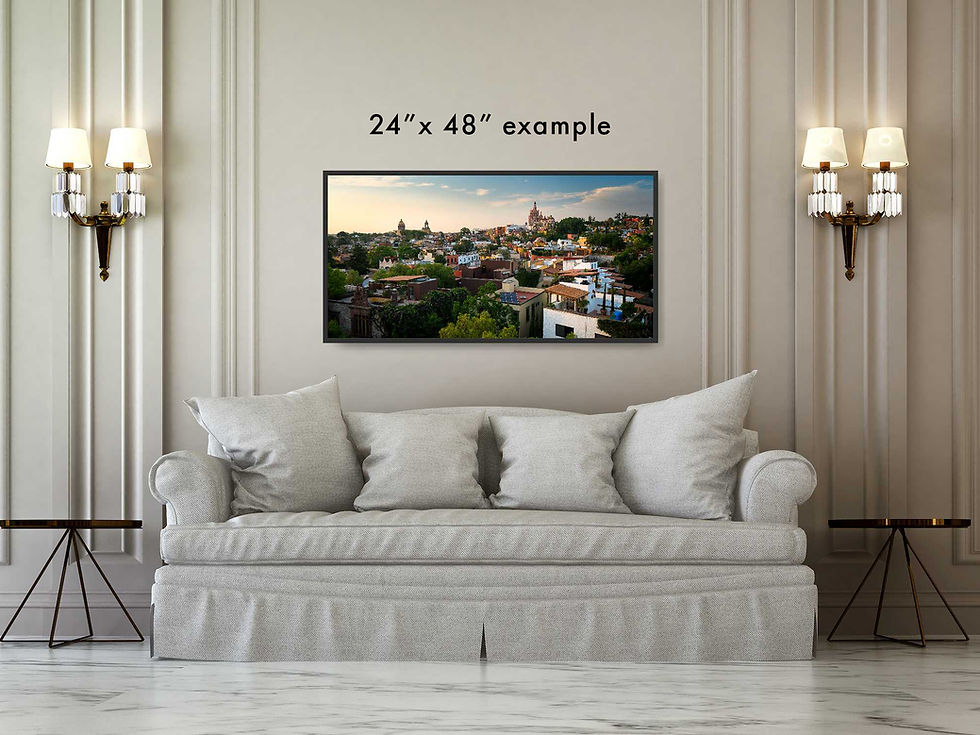 Thumbnail: Sample of the photograph in a room