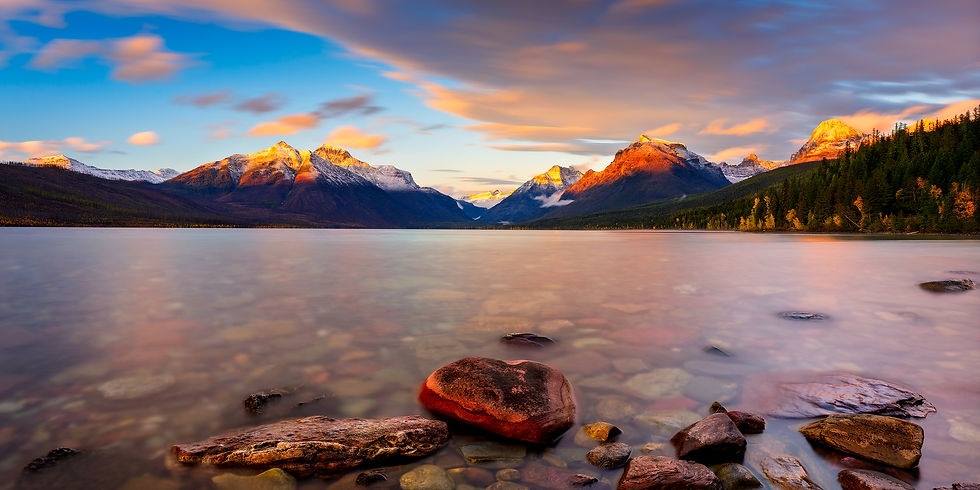 Lake McDonald Autumn Sunset