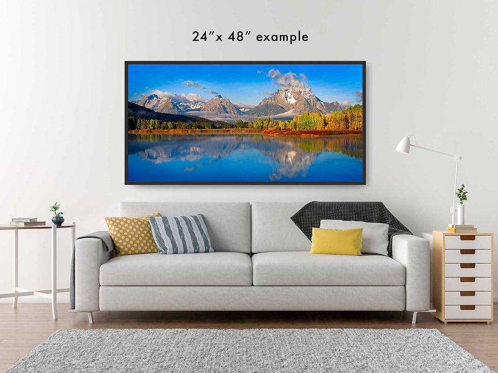 Thumbnail: Sample of the photograph in a room