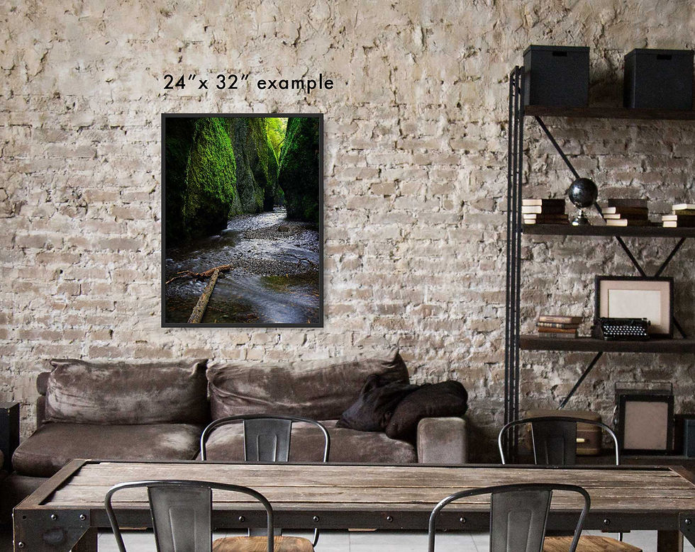 Thumbnail: Sample of the photograph in a room