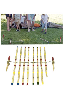 le bâton sur la ligne