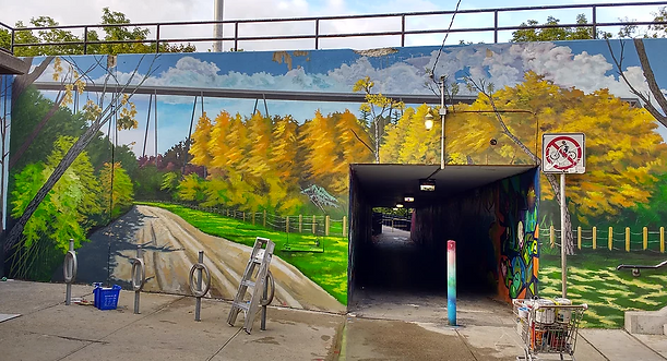 Old Rosedale Valley Heritage Mural, 2013