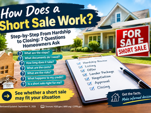 How Does a Short Sale Work? Step-by-Step From Hardship to Closing: 7 Questions Homeowners Ask