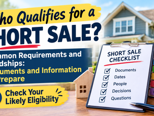Who Qualifies for a Short Sale? Common Requirements and Hardships: Documents and Information to Prepare