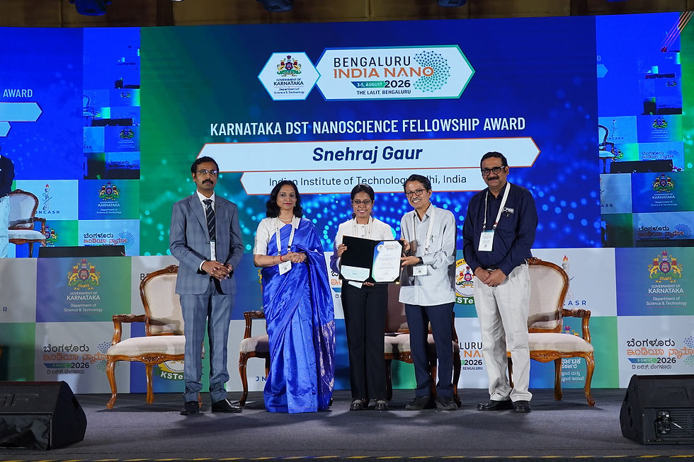 DST Karnataka Nanoscience Award