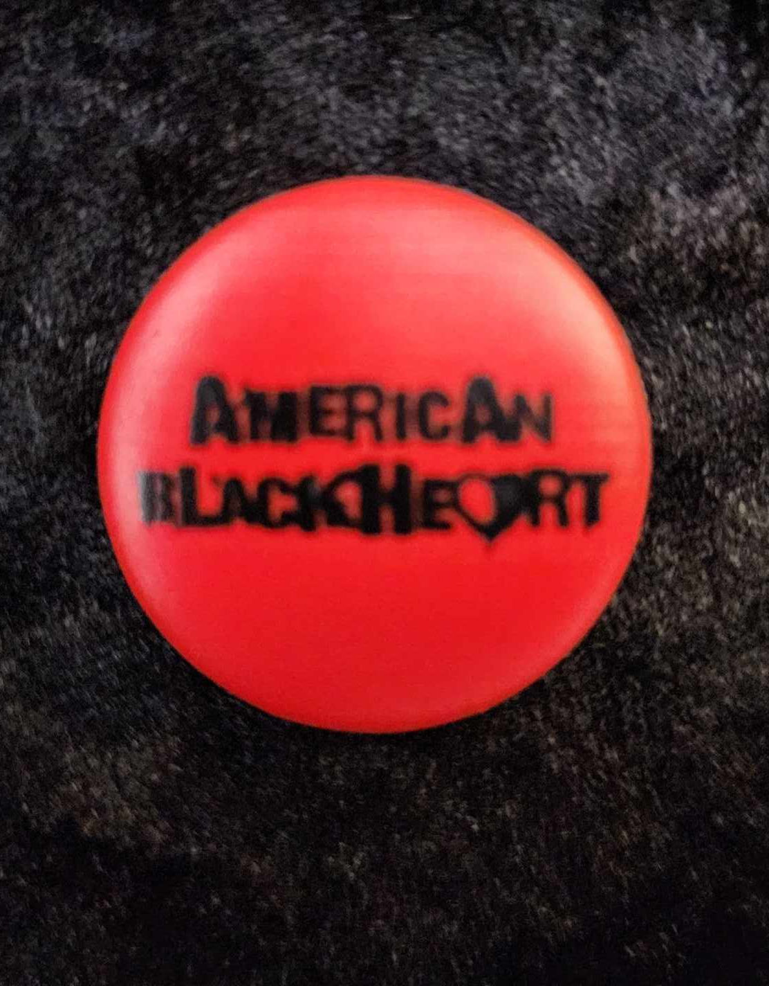 AMERICAN BLACKHEART Red Pin