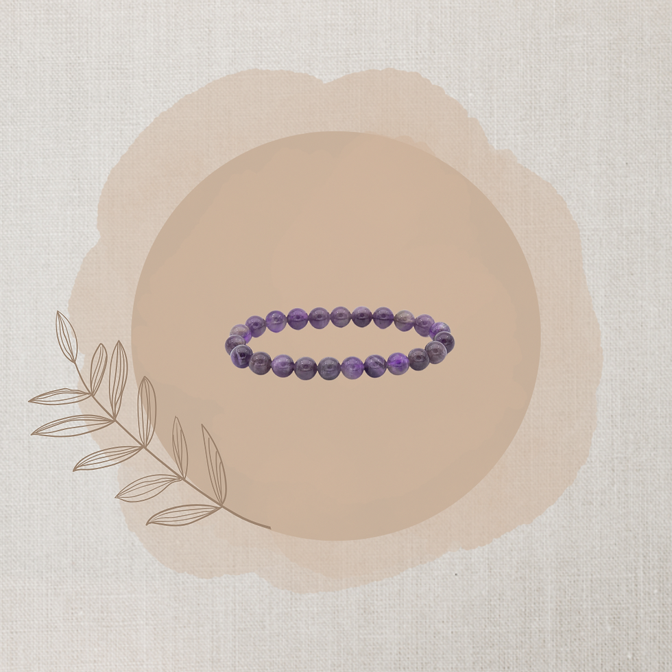 Amethyst Crystal Bracelet