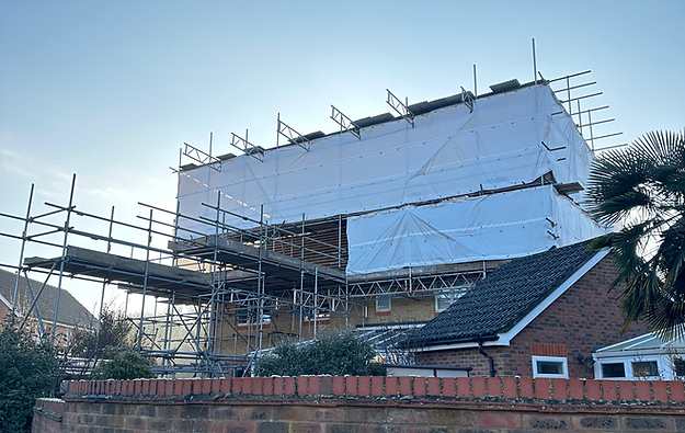 Temporary Roof Scaffolding