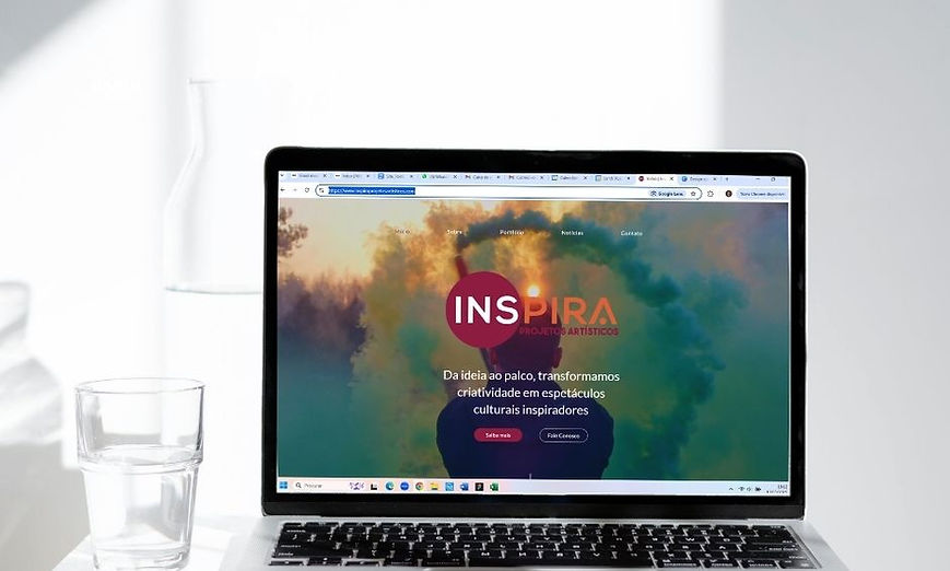 Inspira Projetos Artísticos | Criação de Site e Portfólio Artístico