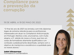 4ª Edição do e-Curso de Compliance para a Prevenção da Corrupção