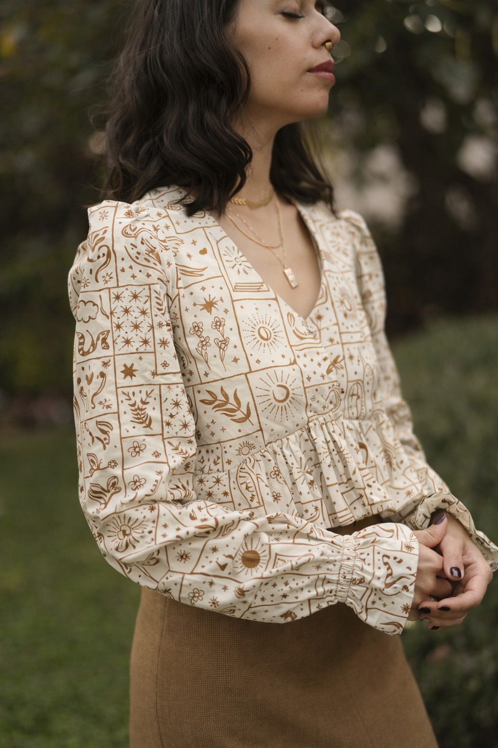 Dorothea - Blusa con Balza - Boho