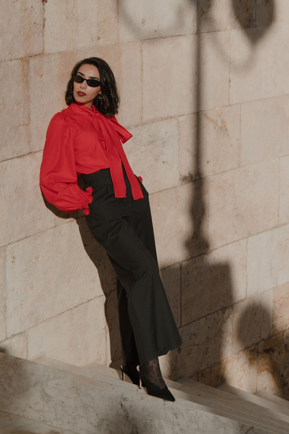 Archibald - Pantaloni Ampi Lana