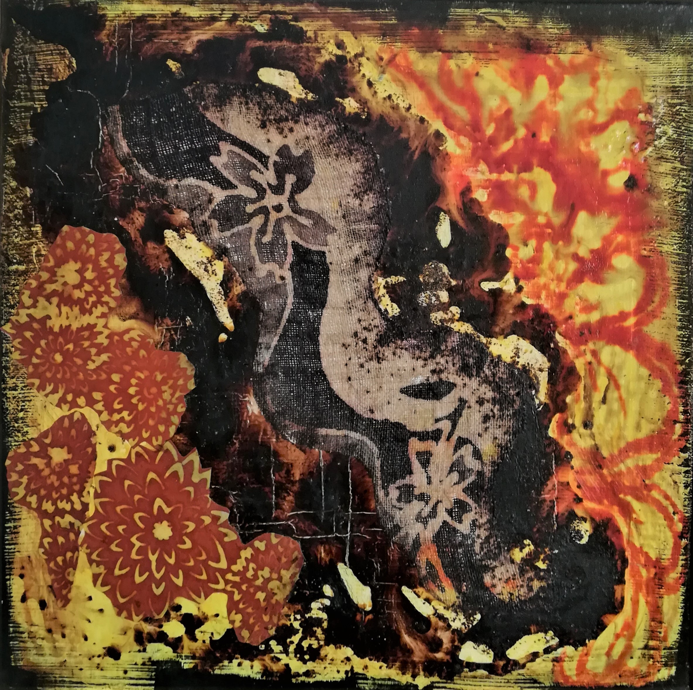 Tissu et fleurs du Japon