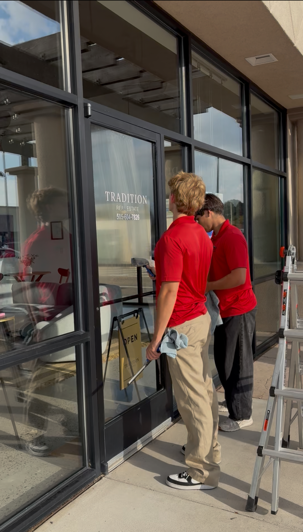 Spotless window cleaning results