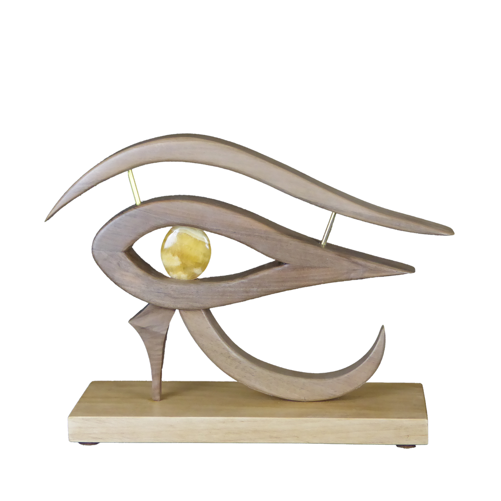 oeil d'horus calcite mineraux et imaginaire