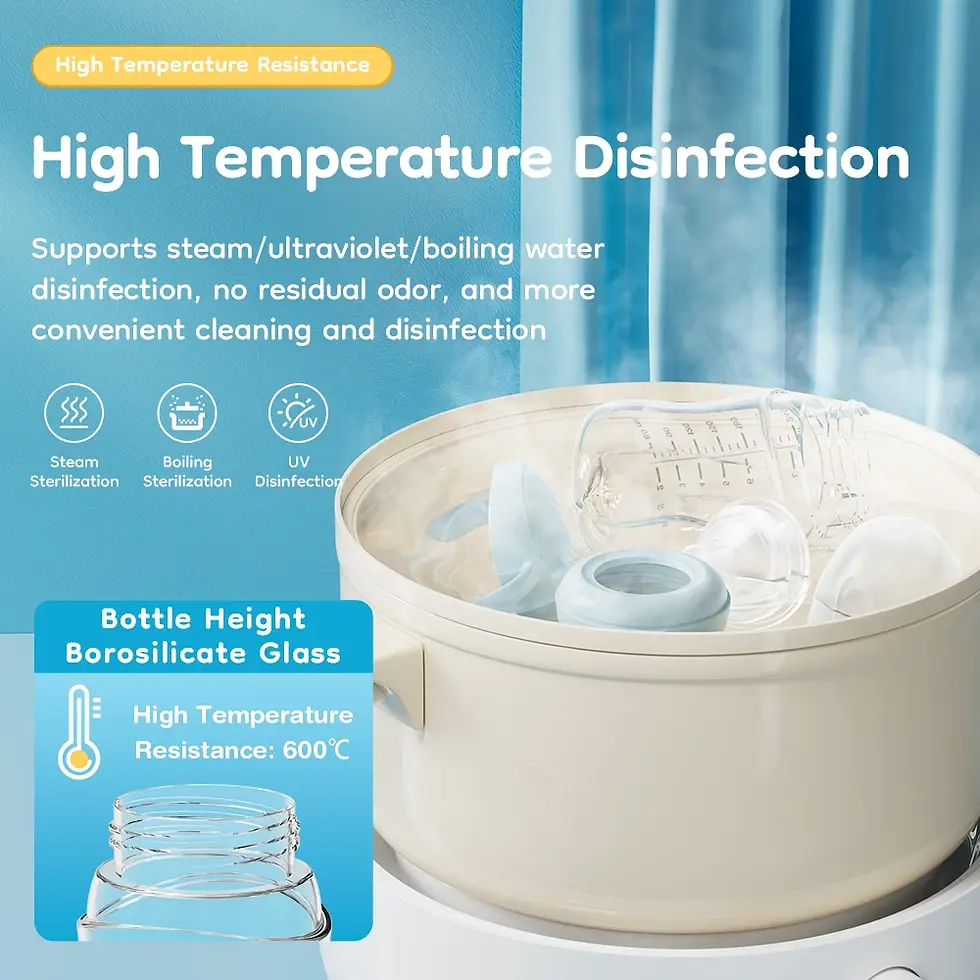 Thumbnail: Newborn Feeding Glass Bottles 80/160/240ml High Borosilicate Wide-mouthed Anti-b