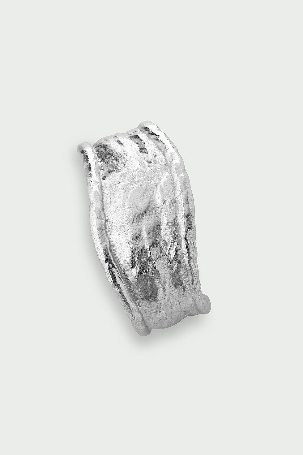 Thumbnail: Tutti & Co Arc Cuff Bangle Silver 