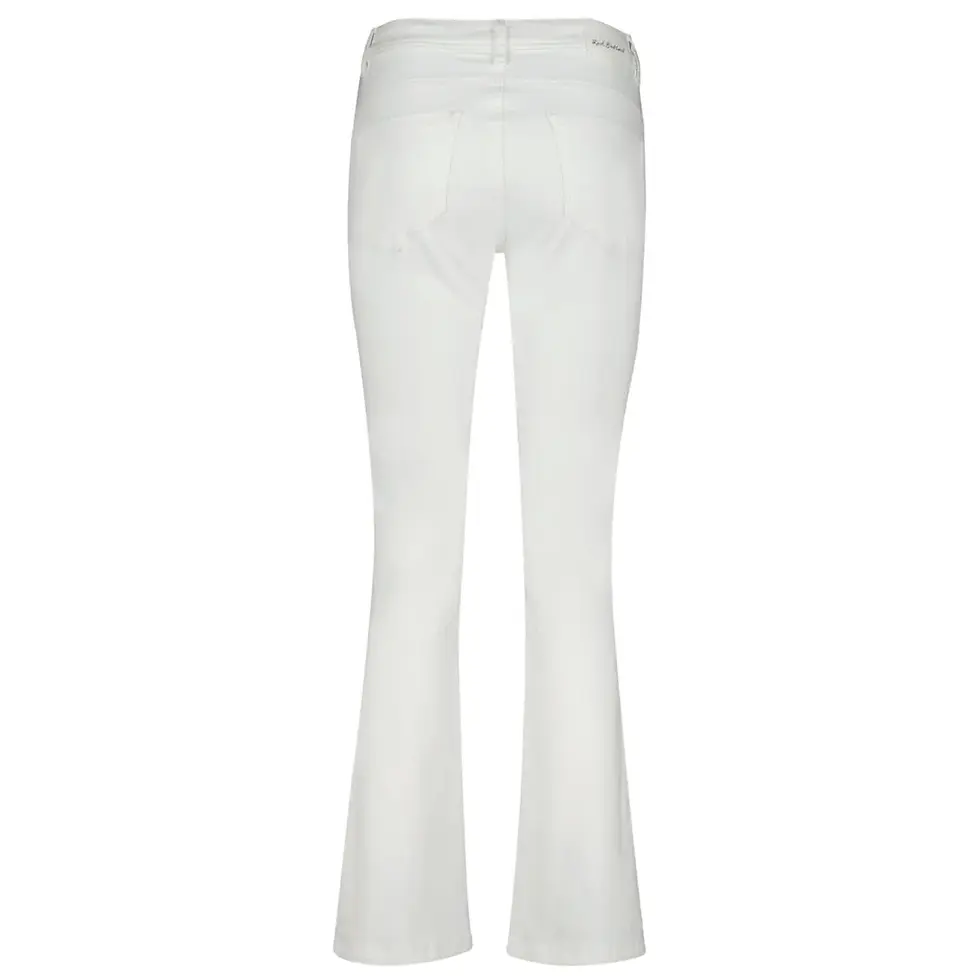 Thumbnail: Red Button Babette Kick Flare Jeans White